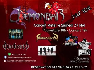 Blackened / Gargantura / Circus in Town